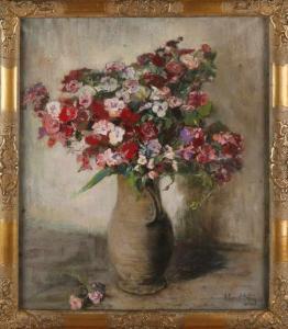 van den BERG Ans 1873-1942,Vase with Flowers,Twents Veilinghuis NL 2020-01-10