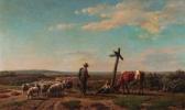 van den BERG Simon,A pastoral scene with a shepherdess and a cowherd ,Christie's 2000-10-24