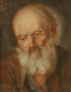van den BERGH Andries 1817-1880,Head of an Old Man,1798,David Lay GB 2019-01-31