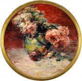 van den BOSSCHE Hubert 1874-1957,Vase garni de Roses,Galerie Moderne BE 2011-03-01