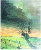VAN DEN BOSSCHE 1800-1900,Landscape with pollard willow,Bernaerts BE 2009-09-21