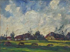 van den BRAKEN Peter 1896-1979,Brabant Landscape, Hometown of Van Gogh,Burchard US 2020-04-19