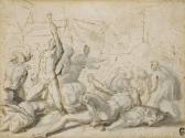 van den BROECK Crispiaen 1524-1588,Le serpent d'Airain,Christie's GB 2013-04-10