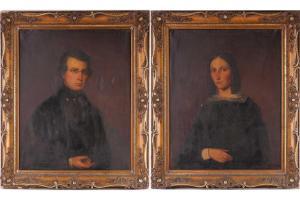 van den DAELE Casimir 1818-1880,large portraits,1845,Dawson's Auctioneers GB 2022-05-26
