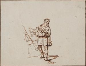 van den EECKHOUT Gerbrandt 1621-1674,David carrying the head of Goliath,Sotheby's GB 2023-01-25