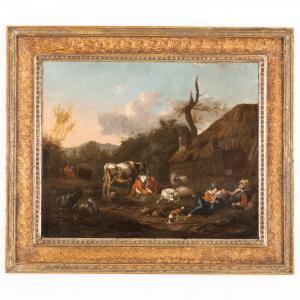 VAN DER BENT Johannes 1650-1690,Pastorale,Wannenes Art Auctions IT 2023-05-25