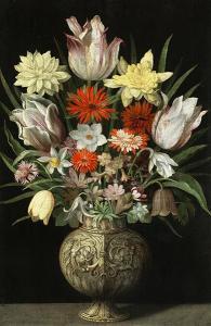 van der BORCHT Hendrik 1583-1651,Blumenstrauß in einer Silbervase,Hampel DE 2020-07-02