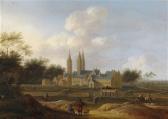 van der CROOS Jacob 1635-1700,View of the Abbey at Egmond,1664,Palais Dorotheum AT 2012-04-18