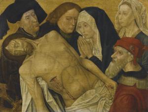 VAN DER GOES Hugo 1440-1482,THE  DEPOSITION  FROM  THE  CROSS,Sotheby's GB 2013-04-30