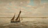 van der haeghen edmond 1836-1919,Pêcheur dans un estuaire,Horta BE 2013-05-27