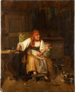 van der KELLEN David III 1827-1895,The lesson,Bonhams GB 2013-02-20