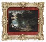 van der LAANEN Jasper 1592-1626,Scène dans un sous bois,Giafferi FR 2013-10-19
