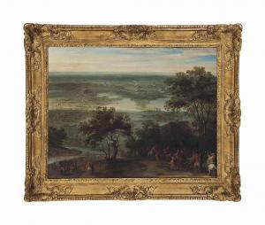 VAN DER MEULEN Adam Frans 1632-1690,Calvary gathering in a panoramic landscape,Christie's 2016-03-24