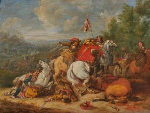 VAN DER MEULEN Adam Frans 1632-1690,Equestrian Battle,Grogan & Co. US 2018-11-11