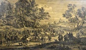 VAN DER MEULEN Adam Frans 1632-1690,La Reine allant à Fontainebleau accompagnée ,Etienne de Baecque 2018-09-19