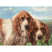 Van Der MEULEN Edmond 1841-1905,Bloodhounds,Dreweatts GB 2019-04-03