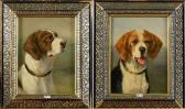 Van Der MEULEN Edmond 1841-1905,Portrait d'un chien,VanDerKindere BE 2017-03-21
