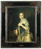 van der MYN Frans, Francis 1719-1783,Portrait of a lady as a shepherdess,Cheffins GB 2016-09-07