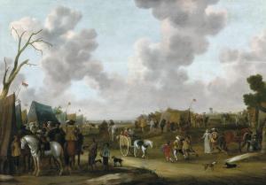 van der STOFFE Jan Jansz 1611-1682,Encampment,2024,De Vuyst BE 2024-03-02