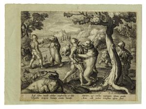 van der STRAET Jan 1523-1605,Cinque tavole da Venationes Ferarum, Avium, Pisciu,Gonnelli 2023-07-07