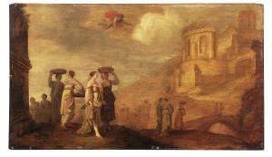 VAN DER VEEN Balthasar 1596-1657,Mercury, Herse and Aglauros,Palais Dorotheum AT 2021-12-16