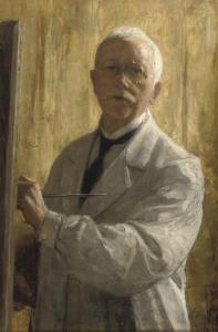 van der WAAY Nicolaas 1855-1936,A self portrait,Christie's GB 2010-03-09