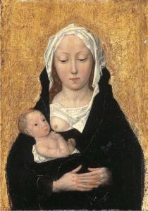 van der WEYDEN Roger 1399-1464,The Virgin and Child,Christie's GB 2002-04-11