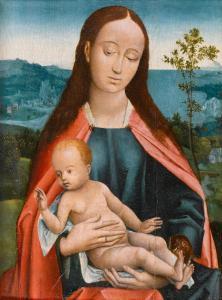 van der WEYDEN Roger 1399-1464,The Virgin and Child in a landscape,Sotheby's GB 2021-12-09