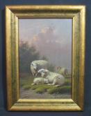 van DIEGHEM Joseph 1843-1885,sheep in a landscape,1884,Peter Francis GB 2019-06-19