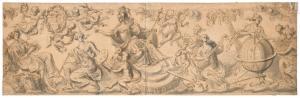 van DIEPENBEECK Abraham Jansz 1596-1675,Allégorie des Arts,Millon & Associés FR 2024-03-21
