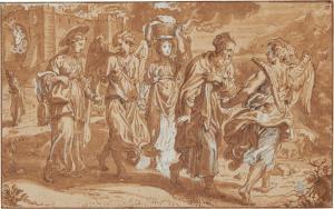 van DIEPENBEECK Abraham Jansz 1596-1675,Lot and his daughters,Sotheby's GB 2023-01-25