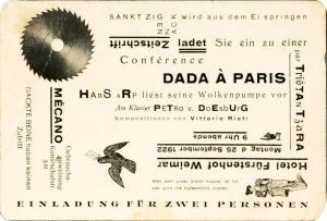 van DOESBURG Theo 1883-1931,Conférence Dada à Paris, Weimar 25,1922,Stahl DE 2023-11-25
