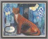 van DOKKUM Piet 1910,Orange Cat,1959,New Orleans Auction US 2012-07-27