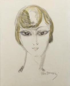 VAN DONGEN Kees 1877-1968,Portrait of a lady,Christie's GB 2000-06-08