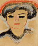 VAN DONGEN Kees 1877-1968,Tête de femme,1907,Swann Galleries US 2025-06-26