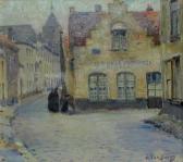 van DOREN Emile 1865-1949,De herberg " In 't onze vrouwtjen " te Brugge,Aeko BE 2011-05-30