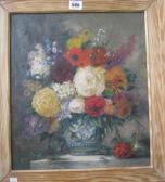 VAN DORENS J 1900-1900,Still life of flowers,Bellmans Fine Art Auctioneers GB 2010-09-08