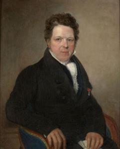 van DORNE François F 1776-1848,Portrait d'homme portan,1824,Artcurial | Briest - Poulain - F. Tajan 2020-09-29
