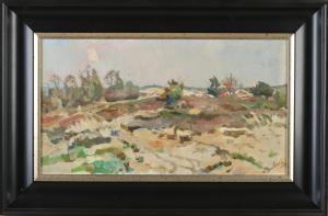 van DULMEN KRUMPELMAN Erasmus Bernard 1897-1987,Heath or dune view,Twents Veilinghuis NL 2021-07-08