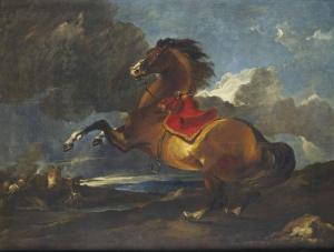 Van DYCK Antoon 1599-1641,Cheval se cabrant,Christie's GB 2013-04-22