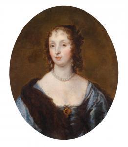 Van DYCK Antoon 1599-1641,Portrait of a lady in a blue dress,Palais Dorotheum AT 2014-04-09