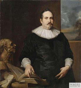 Van DYCK Antoon 1599-1641,Portrait of Justus van Meerstraeten,Nagel DE 2012-10-10