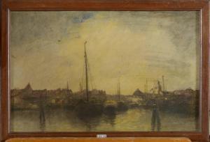 VAN EER 1800-1900,Vue du port de Rotterdam,VanDerKindere BE 2015-12-15
