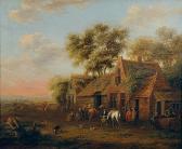 van ESSEN Cornelis 1700-1770,Horseman in front of an Inn,Stahl DE 2013-02-23