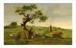 van ESSEN Jan 1854-1936,Berger et son troupeau,Anaf Arts Auction FR 2008-03-27