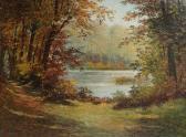 VAN EYS MARINUS 1900-1900,Landscape with pond,Bernaerts BE 2009-12-14