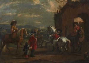 Van Falens Carl 1683-1733,Zwei Reiterszenen,Lempertz DE 2022-11-19