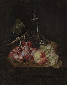van GELDER Nicolaes 1636-1676,Früchtestillleben mit Glaspokal,1670,Neumeister DE 2021-06-23
