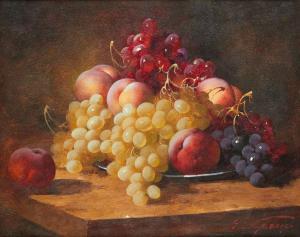 van GELDEREN Simon 1905-1986,Composition aux raisins et pêches,Horta BE 2015-12-07
