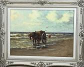 van GILST Arnout 1898-1982,Dutch shell fisherman on the beach,Twents Veilinghuis NL 2023-01-12